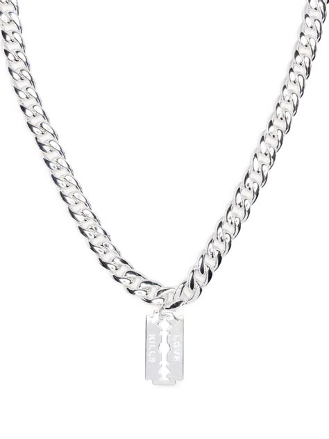 Stolen Girlfriends Club Love Kills Silver Necklace Farfetch