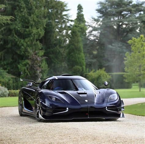 Koenigsegg One1 Made Out Of Dark Blue And Grey Carbon Fibers Photo