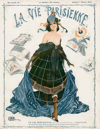 la vie parisienne 1916 janvier 1er sex appeal mad men art vintage