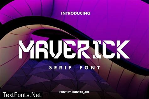 Maverick Modern Font