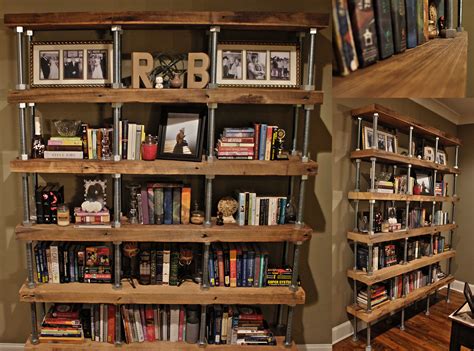 Industrial Style Bookcase Diy