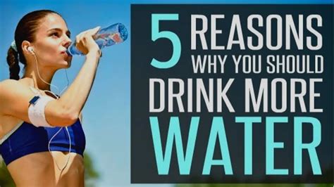5 Reasons Why You Need To Drink More Water Youtube