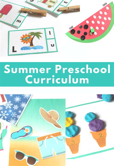 Summer Preschool Lesson Plans And Curriculum No Time For Flash Cards