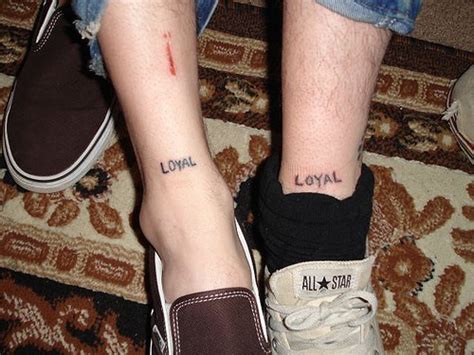 amateur his and her leg tattoo tattooimages