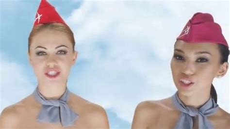 News Update Sparks Fly Over Kazakhstans Naked Flight Attendants Ad 04