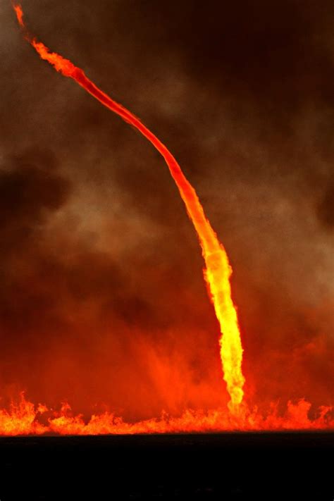 Fire Tornado Natural Phenomena Fire Tornado Nature