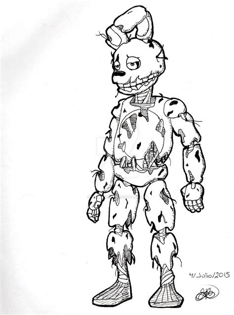 Springtrap By Menta Rr 66 On Deviantart