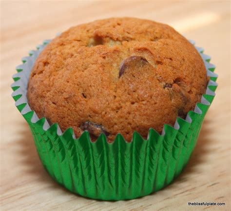 The Blissful Plate Chocolate Chip Banana Bread Muffins