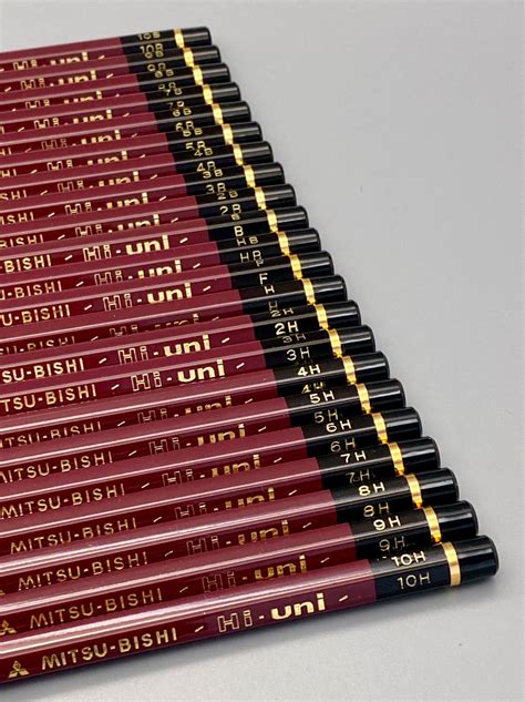 Mitsubishi Hi Uni Pencils 10b 10h Pencilly Australia