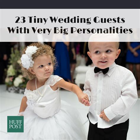 23 Tiny Wedding Guests With Very Big Personalities Tiny Wedding