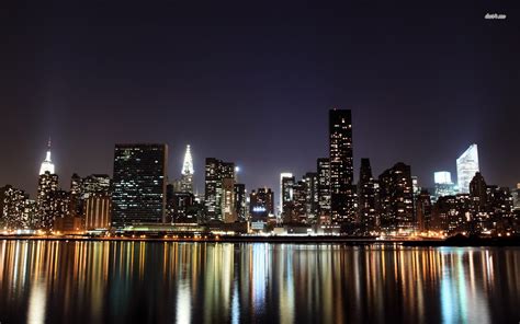 49 New York City Skyline Wallpaper