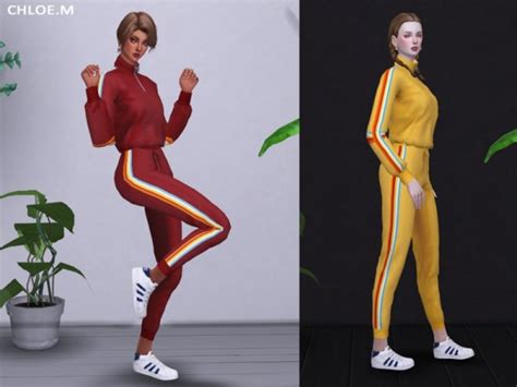 The Sims Resource Sports Wear Pants By Chloemmm • Sims 4 Downloads