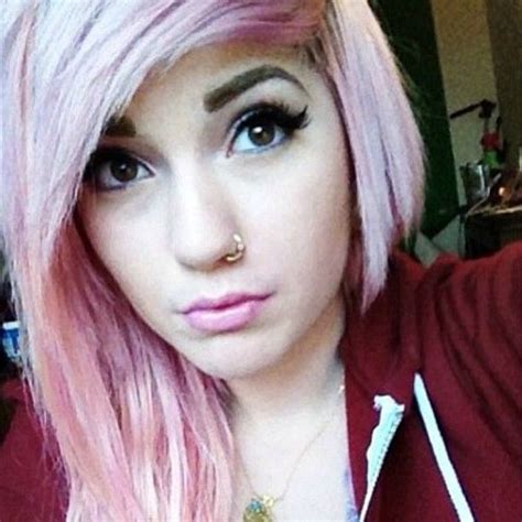 Leda Muir Pastel Pink Hair Ledamonsterbunny Hailedabear Pastel Pink
