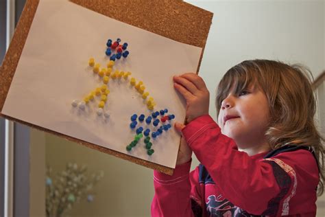 Getting Creative With Push Pins Activities For Children Clay And