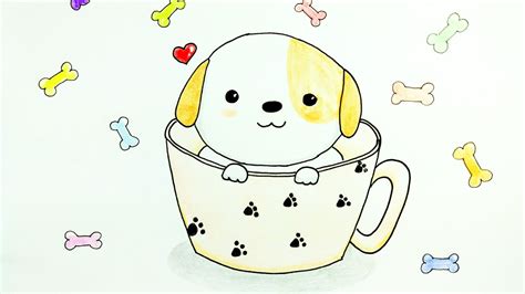 Cartoon Cute Puppy Pictures To Draw Cuteanimals