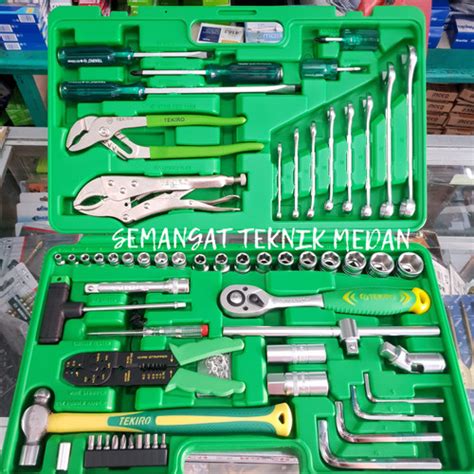 Jual Tekiro Mekanik Tool Set Kit Mechanic Box 100 Pcs Tekiro Kota