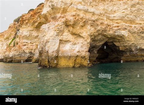 Benagil Beach Caves Algarve Portugal Stock Photo Alamy