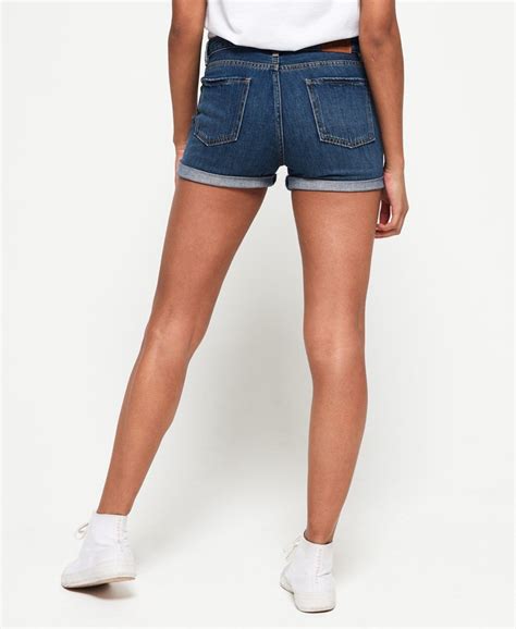 Superdry Short Coupe Boyfriend Steph Shorts Pour Femme