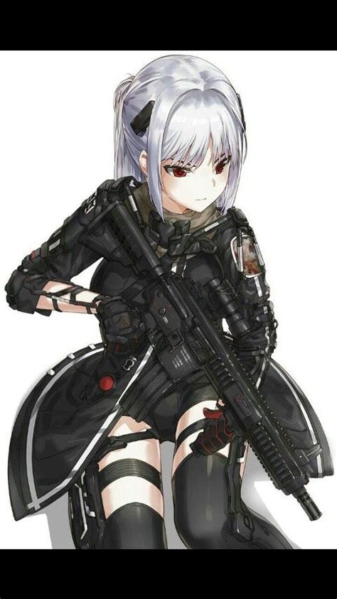 Anime Girl With Gun To Her Head ~ Anime Girl