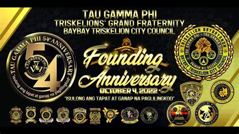 Isulong Tgp 54th Founding Anniversary Song Tau Gamma Phi