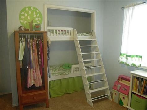 17 Best Bunk Bed In Closet Images On Pinterest Child Room Bedroom