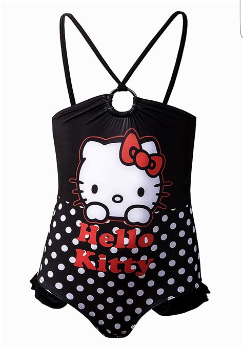 Hello Kitty Girls Swimsuit Sizes 6 12 Years Brand New Ebay