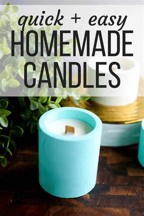 Diy Candle Holders How To Make Your Own Candles Its So Easy