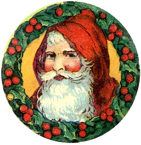 6 Old World Santa Images The Graphics Fairy