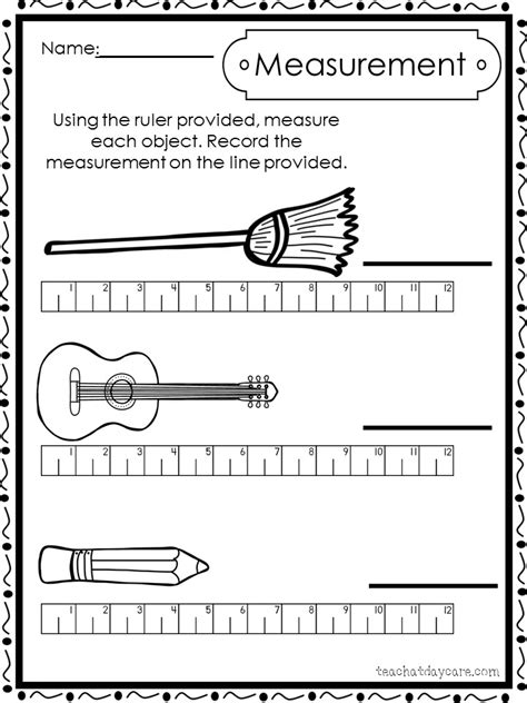 10 Printable Measuring With A Ruler Worksheets Made By Teachers