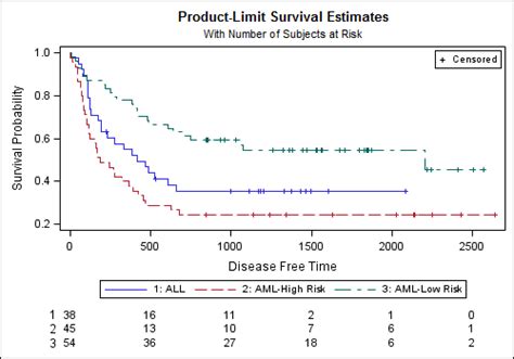 Survival Plot With External At Risk Table Graphically Speaking