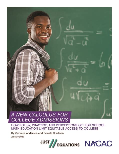Report A New Calculus For College Admissions How Policy Practice