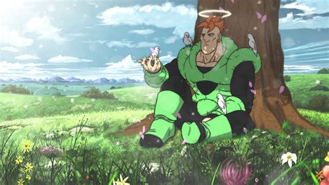 Face off against formidable ad. Android 16Dragon Ball Z(3840x2160) : Animewallpaper