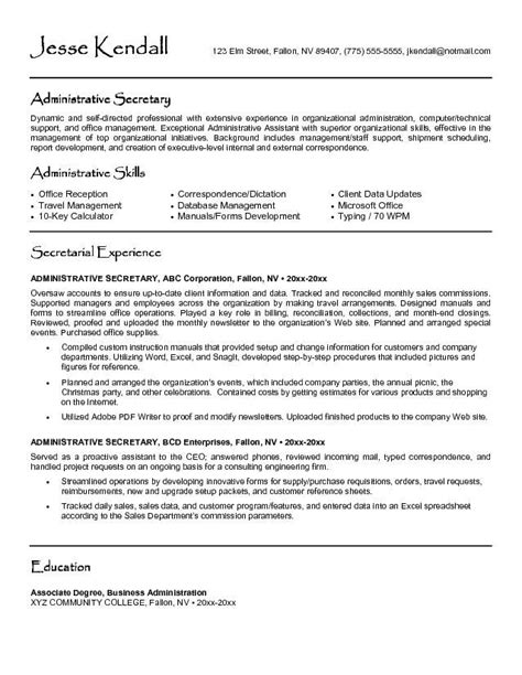 Date of birth responsibilities:secretarial work including typing; 18 best images about Resume on Pinterest | Company ...