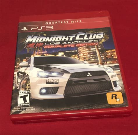 Midnight Club La Complete Edition Greatest Hits Ps3 Ebay