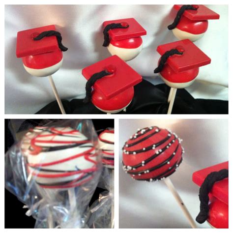 Grad Cake Pops Cake Pops Graduation Cake Pops Graduation Desserts