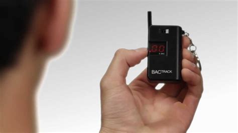 Bactrack Keychain Breathalyzer Demonstration Official Version Youtube