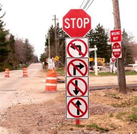 Hilariously Ironic Signs Funny Road Signs