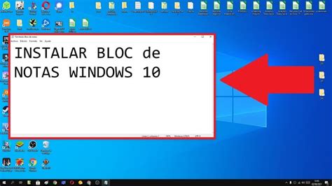 ≫ Como Instalar El Bloc De Notas En Windows 10 2024