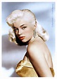 Studio portrait of Diana Dors, taken in 1957