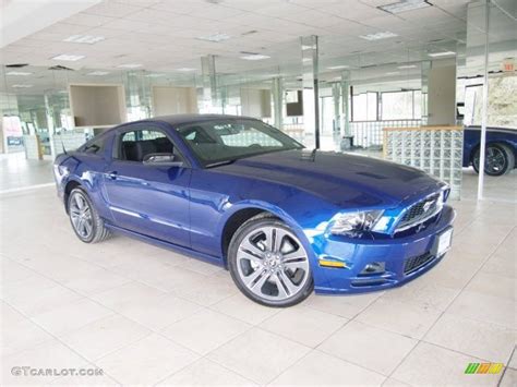 2013 Deep Impact Blue Metallic Ford Mustang V6 Coupe 63781200 Photo 8