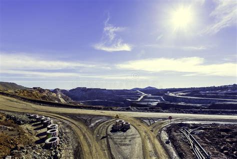Roads Surrounded By The Riotinto Mines Under The Sunlight At Daytime In