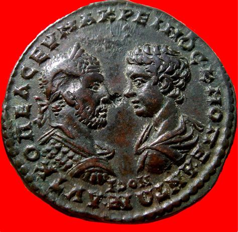 Roman Empire Macrinus With Diadumenian As Caesar Ad Catawiki