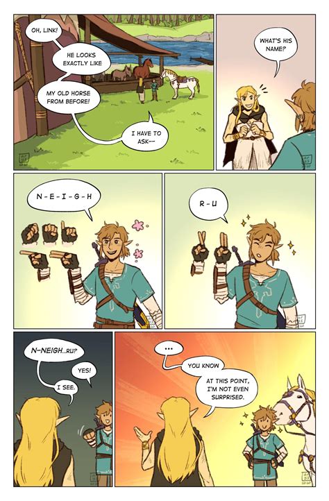 Horse Puns The Legend Of Zelda Breath Of The Wild Know Your Meme