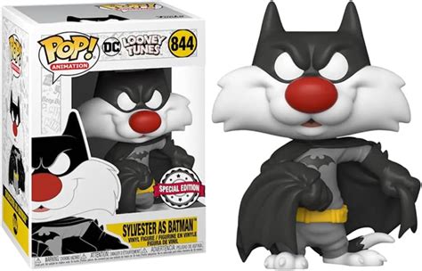 Pop Funko Dc Looney Tunes 844 Sylvester As Batman Special