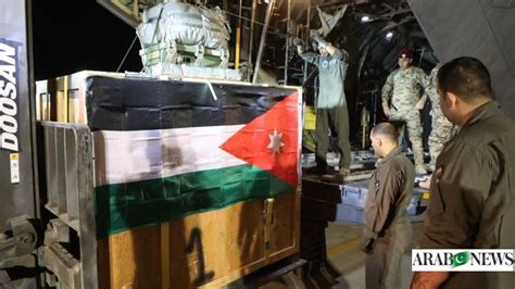 Jordan Airdrops Urgent Medical Supplies To Military Field Hospital