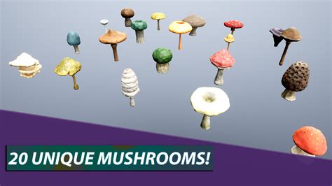 Stylized Mushroom Pack Flippednormals