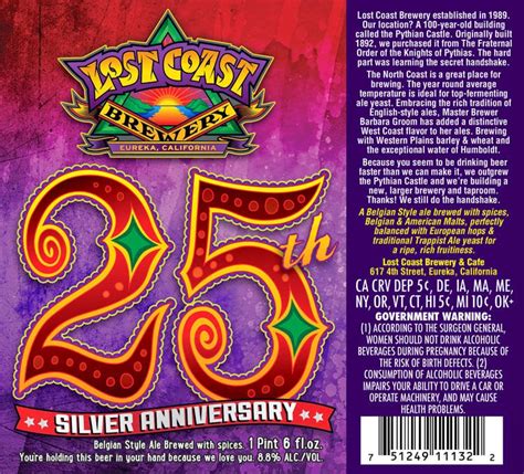 Lost Coast 25th Silver Anniversary Bringing Good