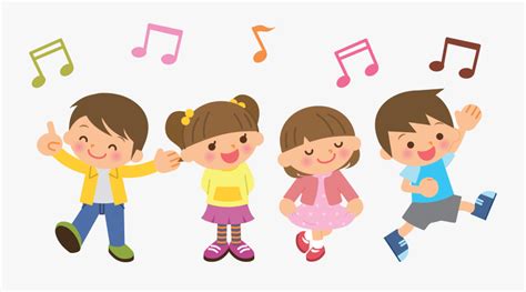 Clip Art Kid Singing Graphic Childrens Choir Free
