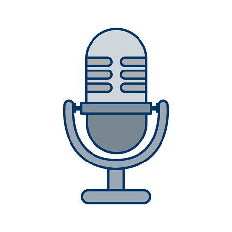 Microphone Icon Vector Illustration 424909 Vector Art At Vecteezy