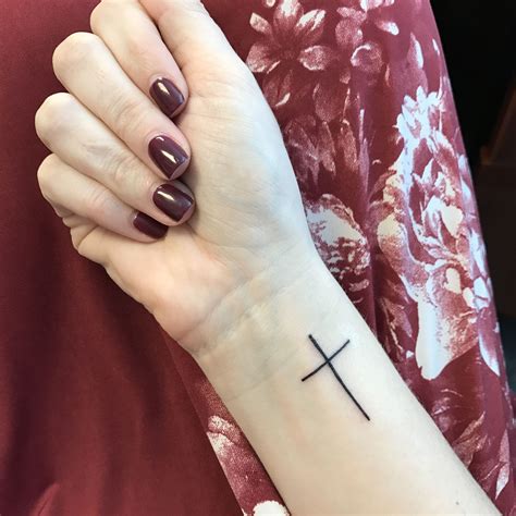 Wrist Tattoo Cross Ideas Cross Tattoos On Wrist Designs Ideas And